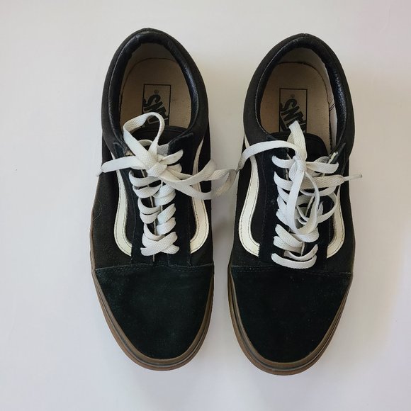 mens white vans gum sole